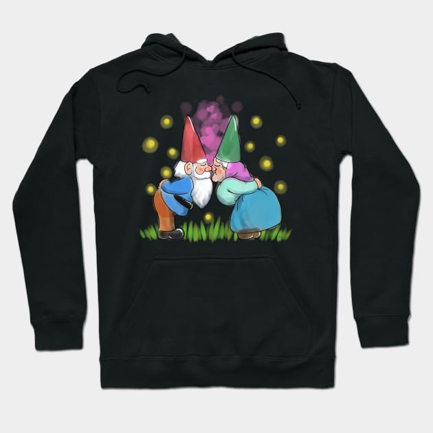 Kissing Gnomes Hoodie by Scámarca Productions